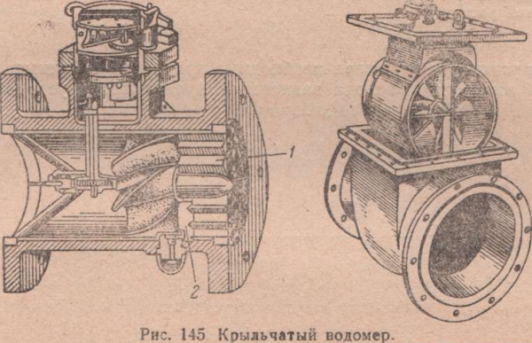 Крыльчатый водомер